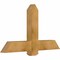 Ekena Millwork Eugene Rough Sawn Timber Gable Bracket, Western Red Cedar, 48"W x 28"H x 4"D x 6"F, 14/12 Pitch GBW048X28X0406EUG00RWR - alternate 4